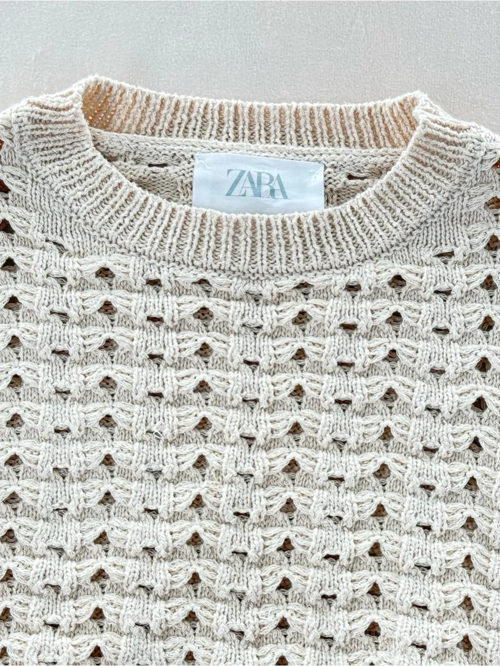 Zara Girls Crochet Sweater & Skort Outfit Set Size 8